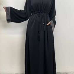 NEW Modest Abaya Ramadan Dubai Robe Femme Musulmane Turkey Kaftan Islamic Clothing Muslim For Women