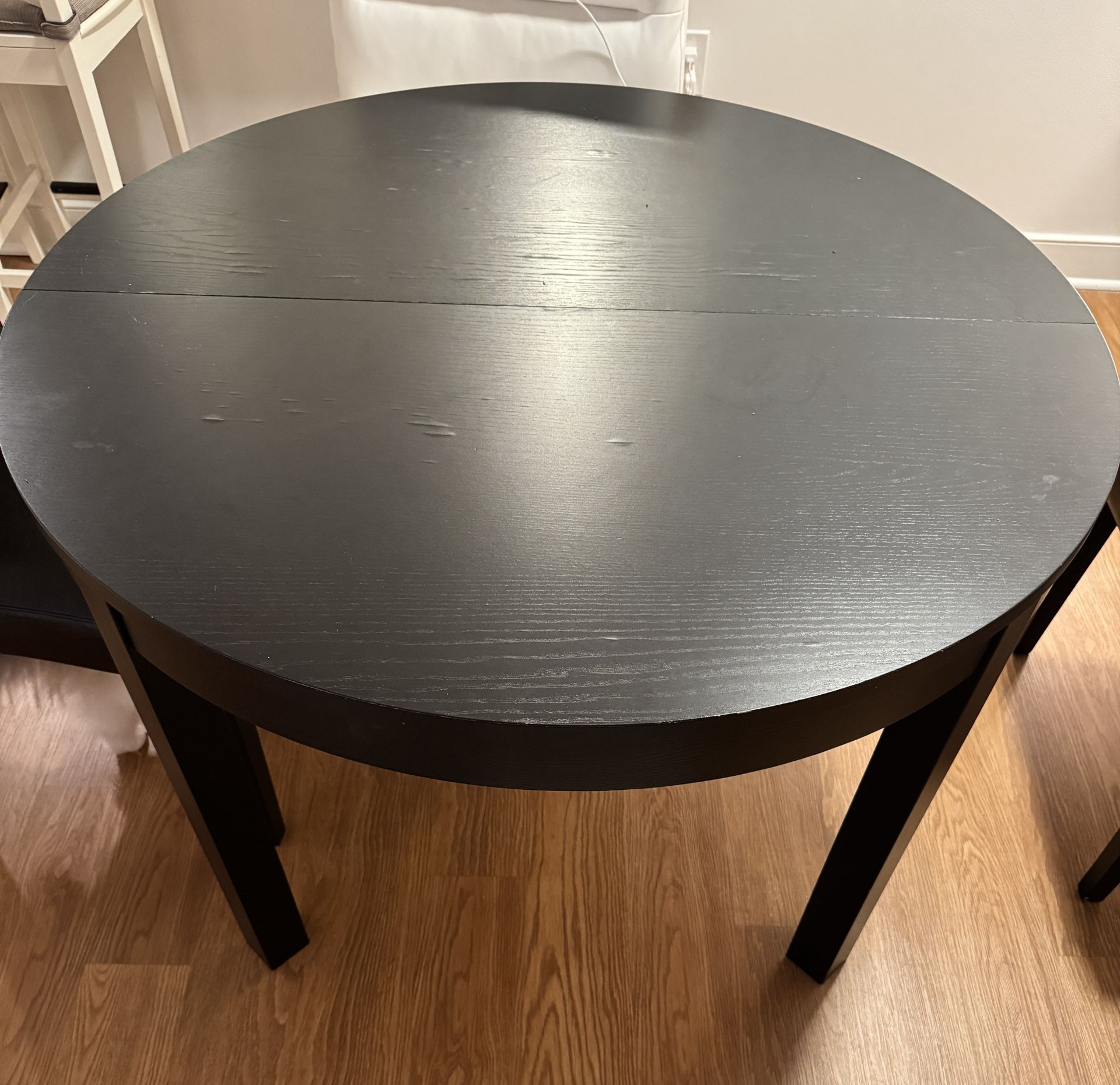 Dining table Extendable, black