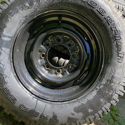 BFG Wrangler Tires Amd Steel Rims 