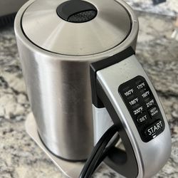 Electric Stainless Steel Controlled Temperature Kettle