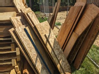 Free firewood and lumber scraps