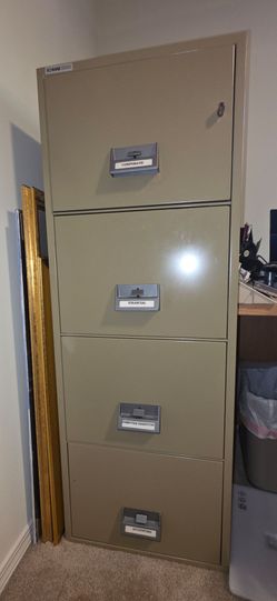 Schwab1000 locking fireproof file cabinet