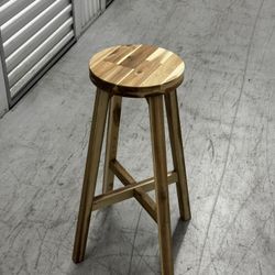 Round Wooden Stool