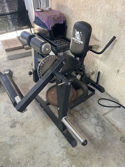 Leg curls- raises machine