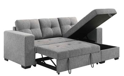Monaco pullout sofa sectional bed with storage $699