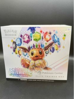 Prismatic Evolutions Pokémon Center Exclusive Elite Trainer Box