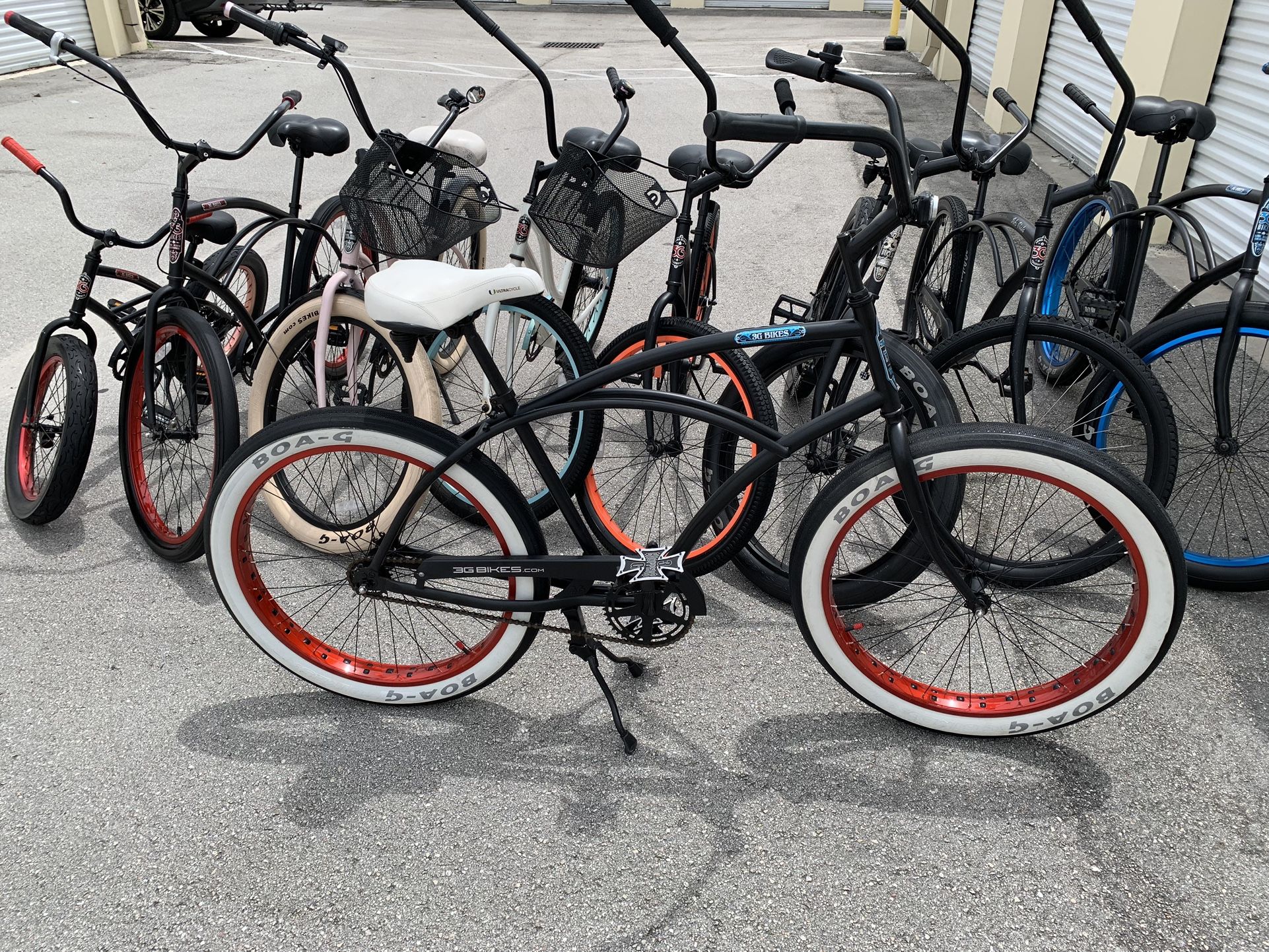 3G Bikes Long Beach California beach cruisers (All bikes are listed individually) with pricing