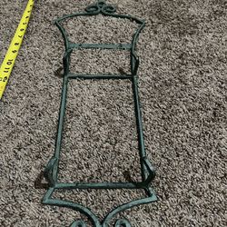 Metal Plate Holder Finish Green