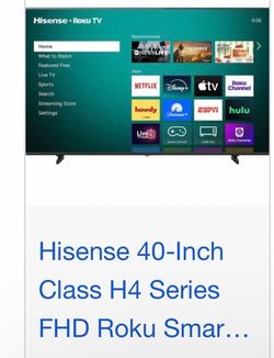 Hisense 40-inch Roku Smart TV