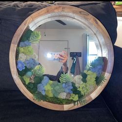 Handmade Moss mirror