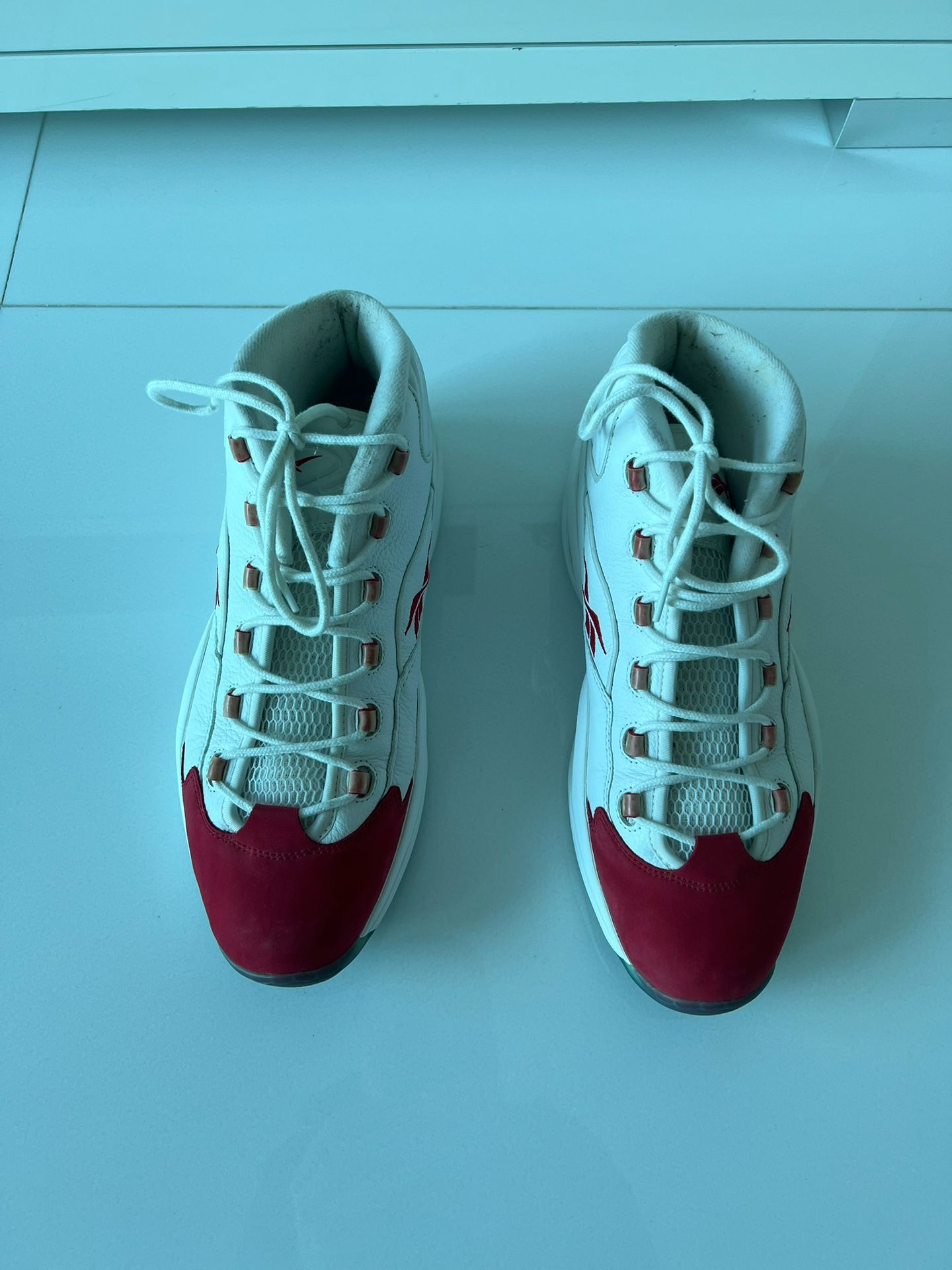 ๐ด Reebok Question Mid Red Toe Size 13