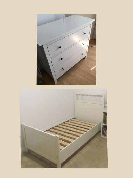 Good Condition Dresser And Bed Frame