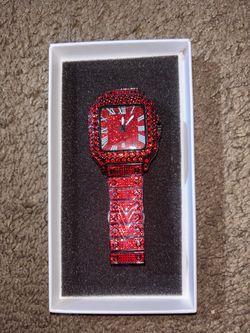 Men watch FX404- all red square watch
