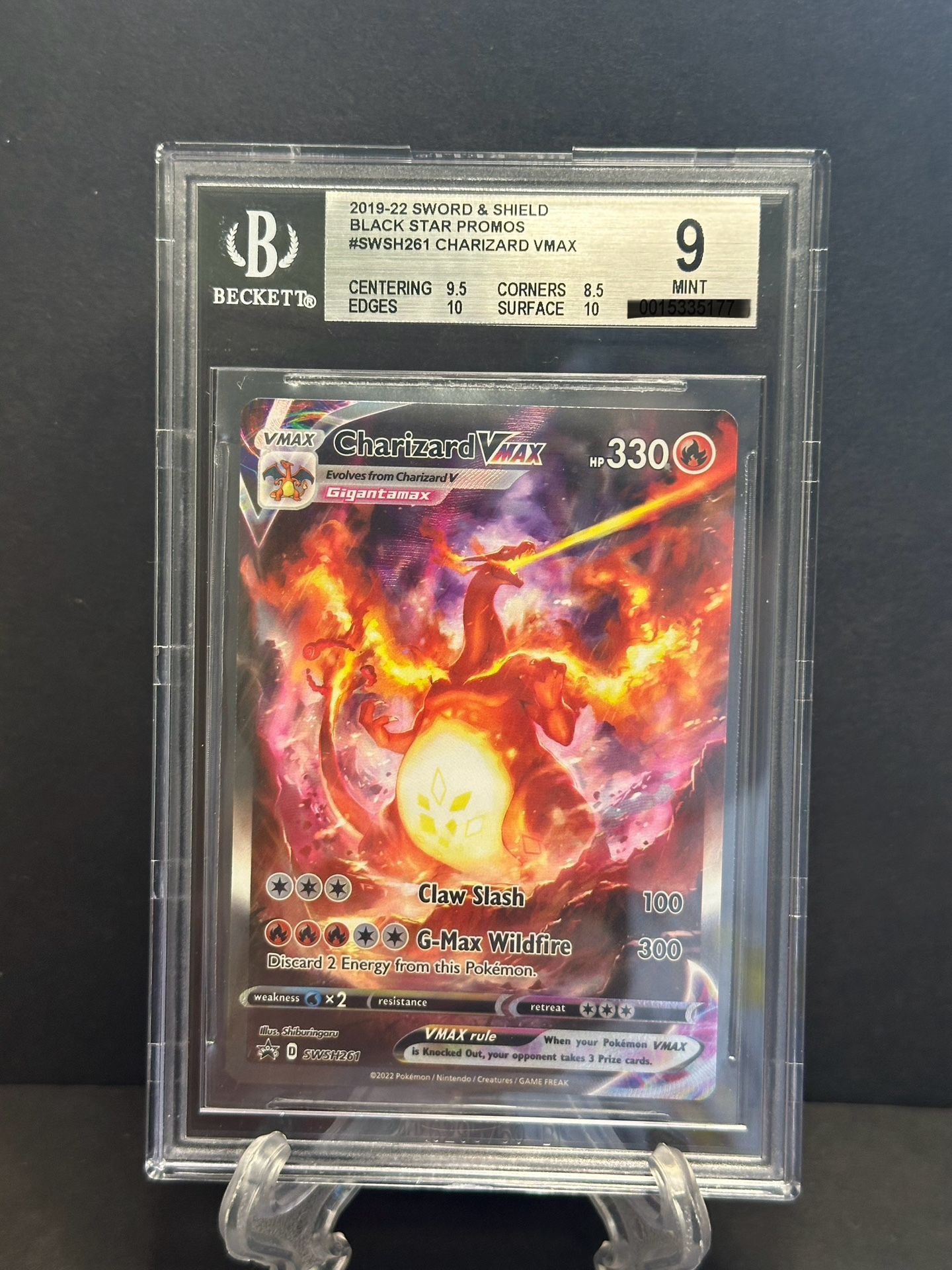 Charizard VMAX Black Star Promo BGC SLAB