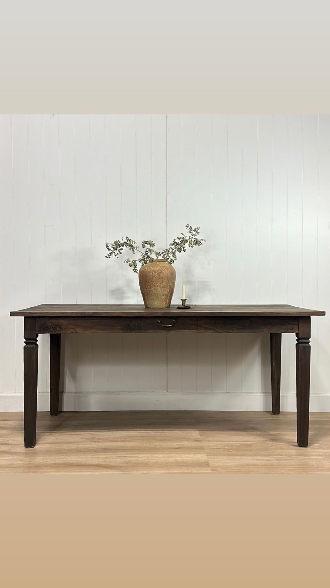 Vintage Solid Wood Dining Table