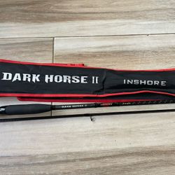 JDM Blackhole Dark Horse II Inshore 2 Piece Spinning Rod 