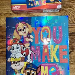 PAW Patrol You Make Me Smile 48-Piece Puzzle - COMPLETE & EXCELLENT CONDITION