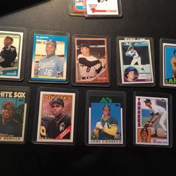 Trading Cards.  Small Vintage  baseball Trading Card Collection 