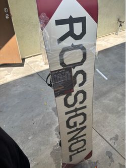 New rossignol snowboard