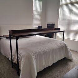 Wooden High Table Desk, Over The Bed, Brow