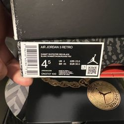 Authentic Jordan 3 Retro