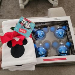 Disney GLASS ORNAMENTS 