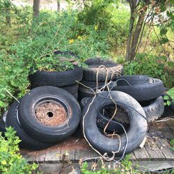 Lots Of Variety Sizes , Variety Of Brands Used Tires 