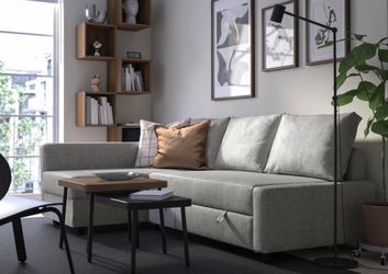 Sleeper Sectional Sofa with Storage – Gray – Excellent Condition