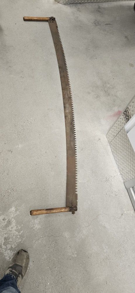 Antique 2 Person Tree Saw