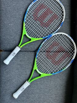 Kids Tennis-WILSON US Open Junior/Youth Recreational Tennis Rackets- 2 pack - 23 inch  
