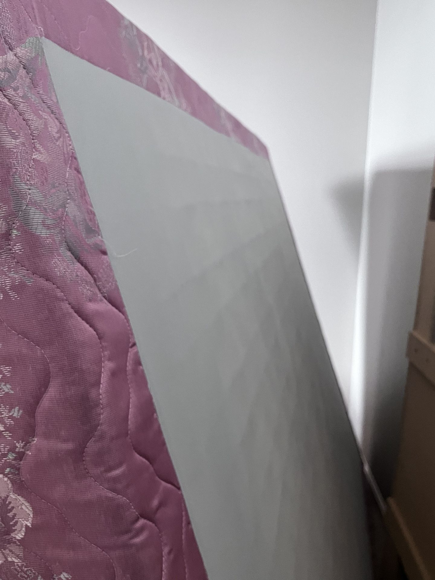 pink box spring queen