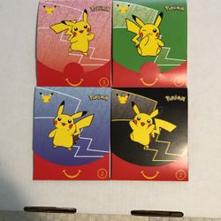 Brand New McDonald's Pokemon Packs