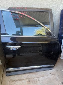 2014 Infiniti QX60 Right/Passenger Side Front Door part