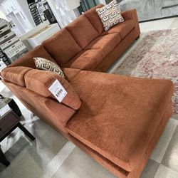 JH -Perfect Color 2Pc Sectional - in-stock (Same Day Delivery) Only $45 initial then take it home 