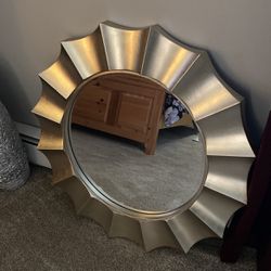 Gold Rimmed Mirror