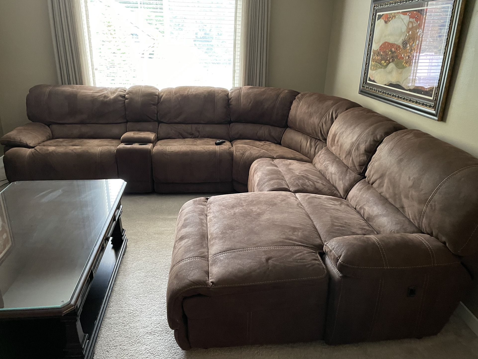 Sectional Recliner Couch