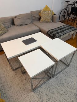 Coffee table & 2 side tables