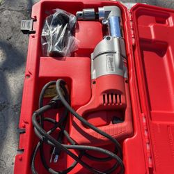 Milwaukee 7 Amp Corded 1/2 in. Corded Right-Angle Drill Kit with Hard Case