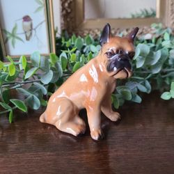 MCM Vintage Ceramic Figurine Of A Boxer Dog