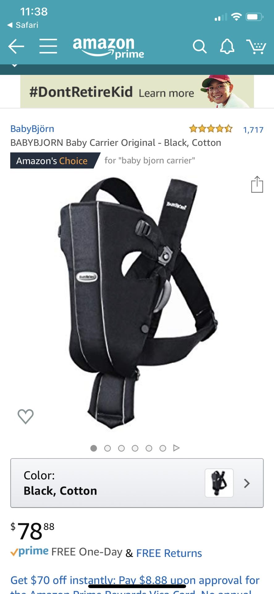 Baby Bjorn Carrier