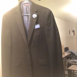 Very Nice Suit Jacket  Black  38R . Nothing Wrong With It 
