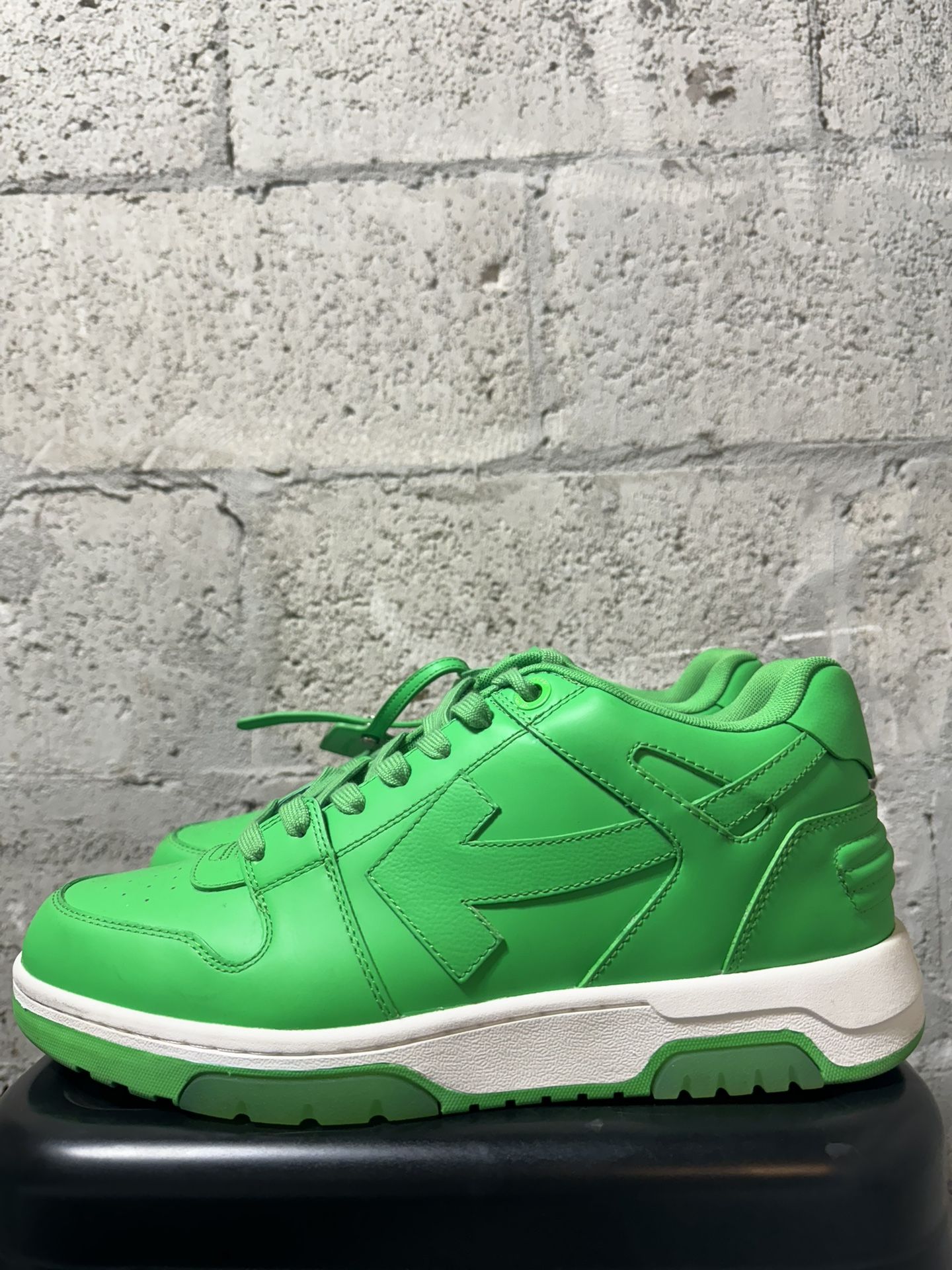 OFF WHITE OFFICE SNEAKERS GREEN