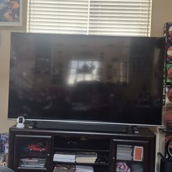 Toshiba Flat Screen TV 83' With TV Stand And Polk Surround Sound