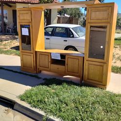 Free entertainment center tv stand