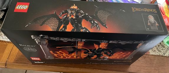 Balrog Legos set with Gandalf