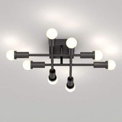 Artika

Aristo 20 in. 8-Light Modern Black Integrated LED 3 CCT Flush Mount Ceiling Light Fixture for Kitchen or Bedroom

