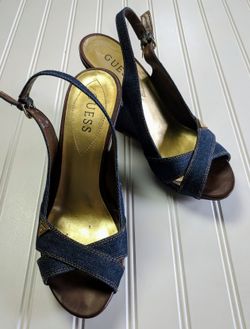 Guess jean wedges