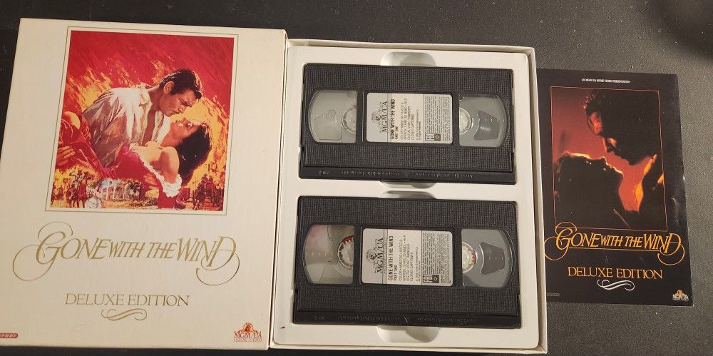 Gone With The WIND VHS set