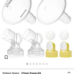 Nenesupply Pump Parts 27mm Compatible with Medela Breastpump Replace Medela Pump Parts Replace Medela Flange Use on Medela Pump in Style Symphony Swin