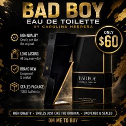 BAD BOY COLOGNE!